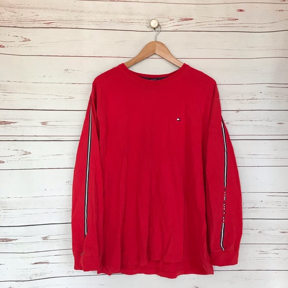 Tommy Hilfiger Other - Tommy Hilfiger long sleeve red shirt flag